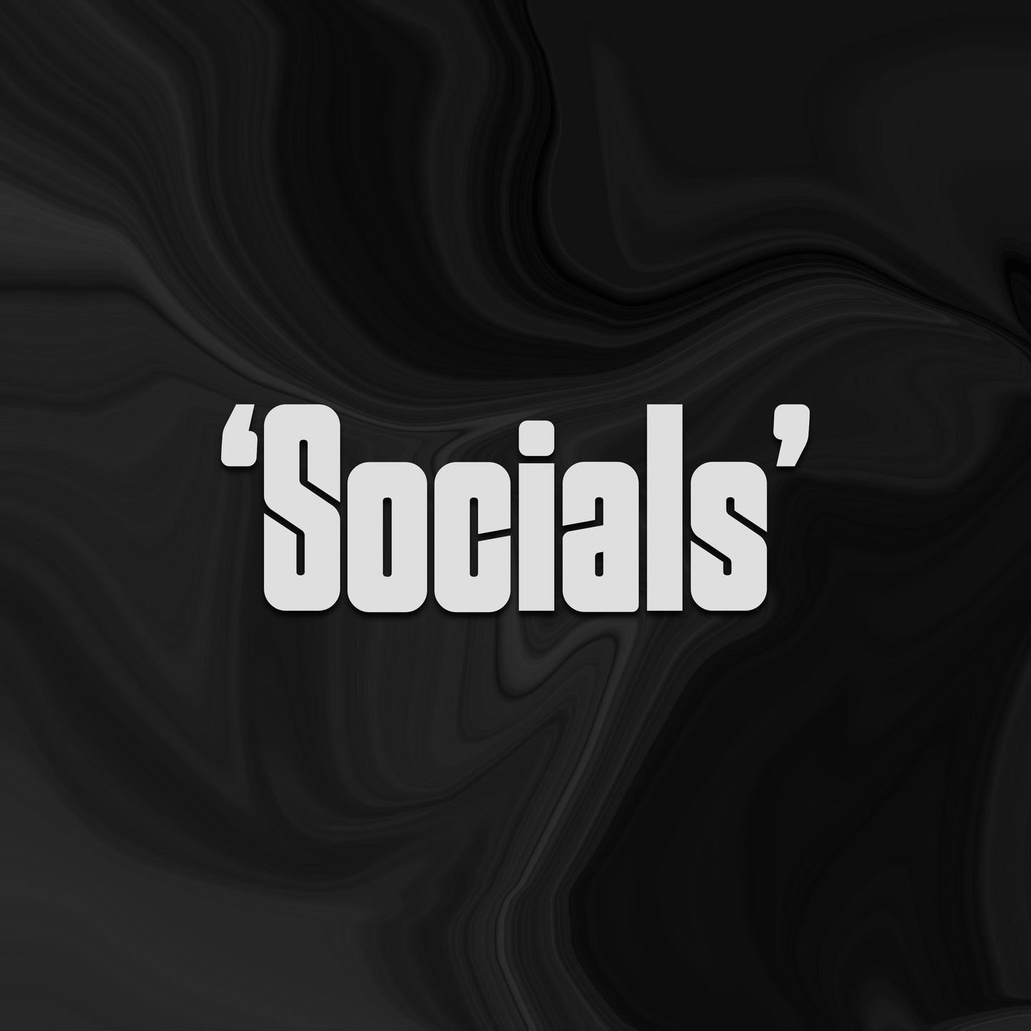 Socials Overlay